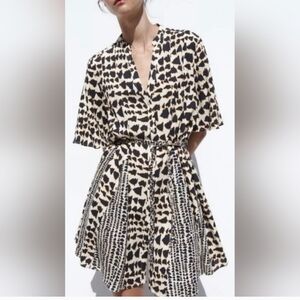 Chic Animal Print Dress